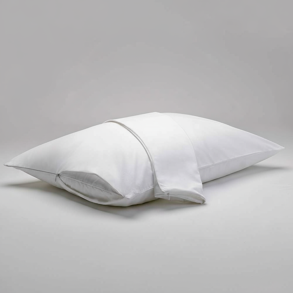 كيس مخدة قطن فندقي (قطعتين)