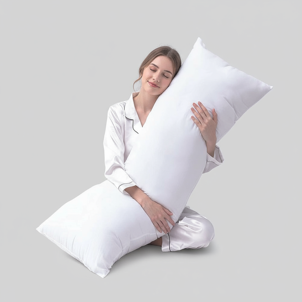 مخدة فندقية طويله | مايكرو فايبر  | ضمان ١٢ شهر